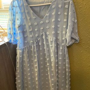 Light blue Amazon dress
